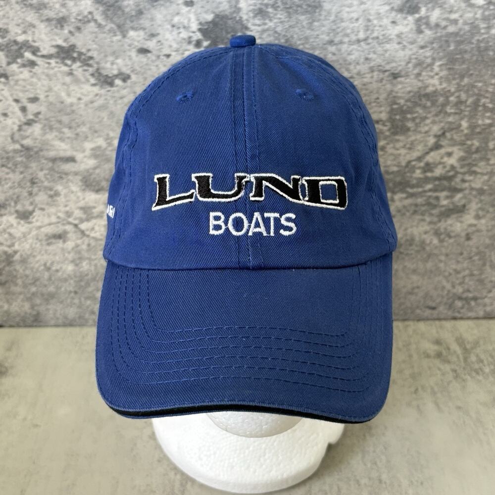 Lund Boats Blue Hat Adjustable Cap Fishing Outdoors
